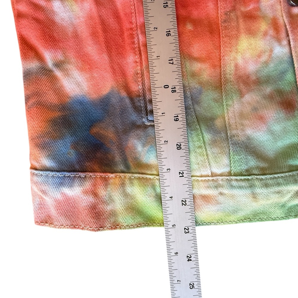 BP Tie-Dye Denim Jacket Women’s Size Medium - Picture 7 of 11